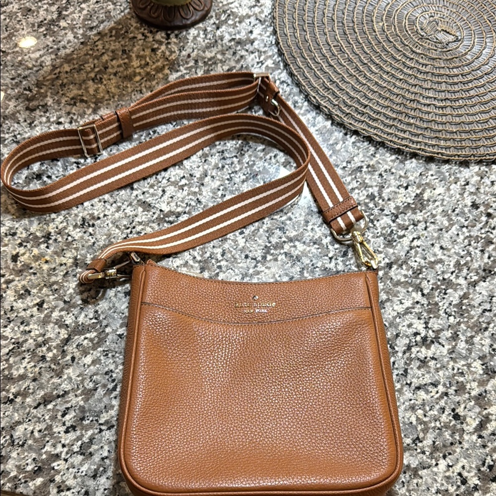 Kate Spade Brown Leather Crossbody Bag